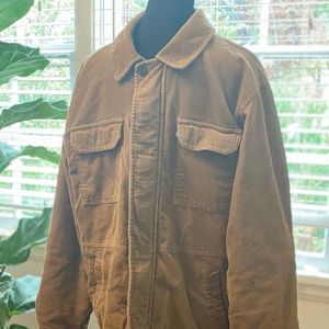 Eddie Bauer Medium Canvas Tan coat